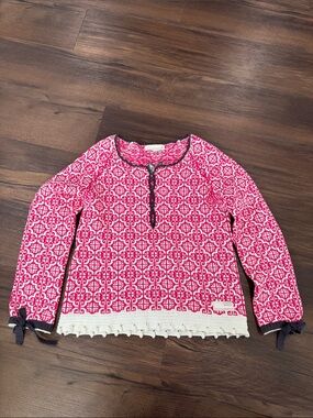 Odd Molly 421 100% Cotton Cinch Waist Pullover Sweater
